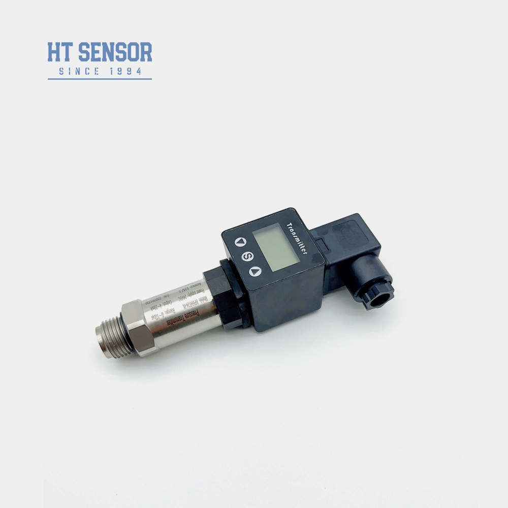 HT Sensor Stainless Steel Flush Diaphragm Pressure Transmitter Sensor with LCD Display