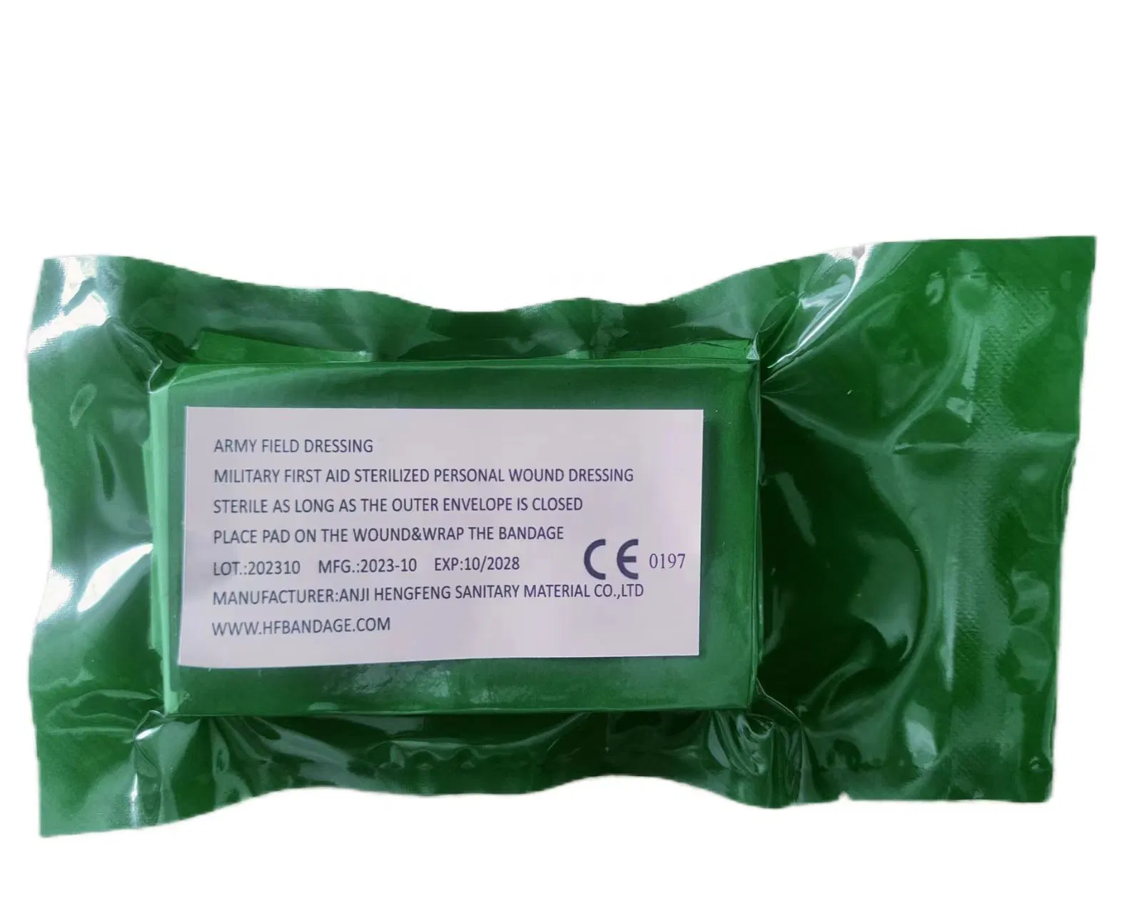 Vacuum Sealed First Aid Sterile Idf Personal Bandage Emergency Trauma Field