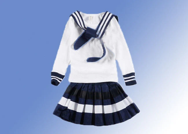 Custom Unisex niños polos de algodón pantalones a cuadros Falda Internacional Uniforme de Escuela de Kindergarten