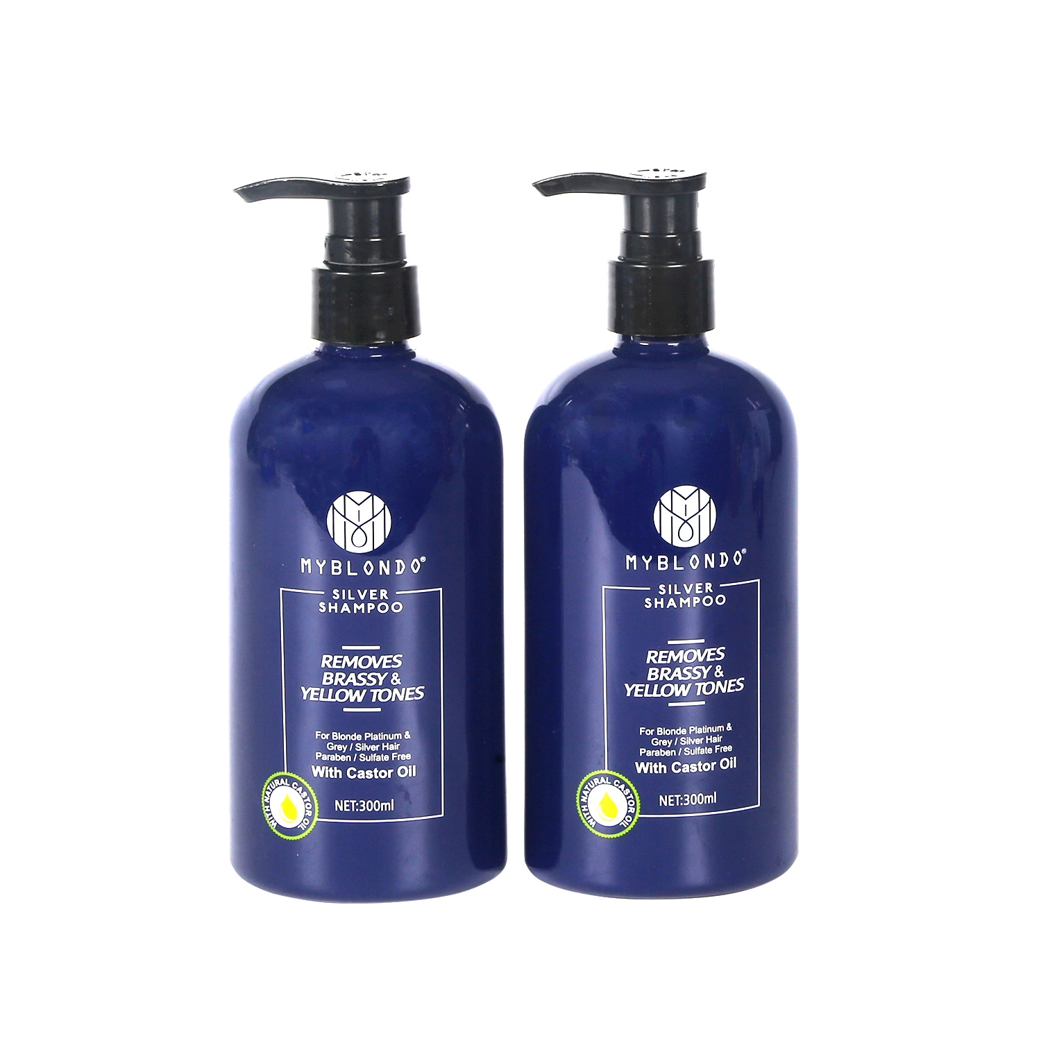 OEM/ODM Hair Care Products Anti-Yellow Purple Shampoo Private Label for Shiny Silver Hair