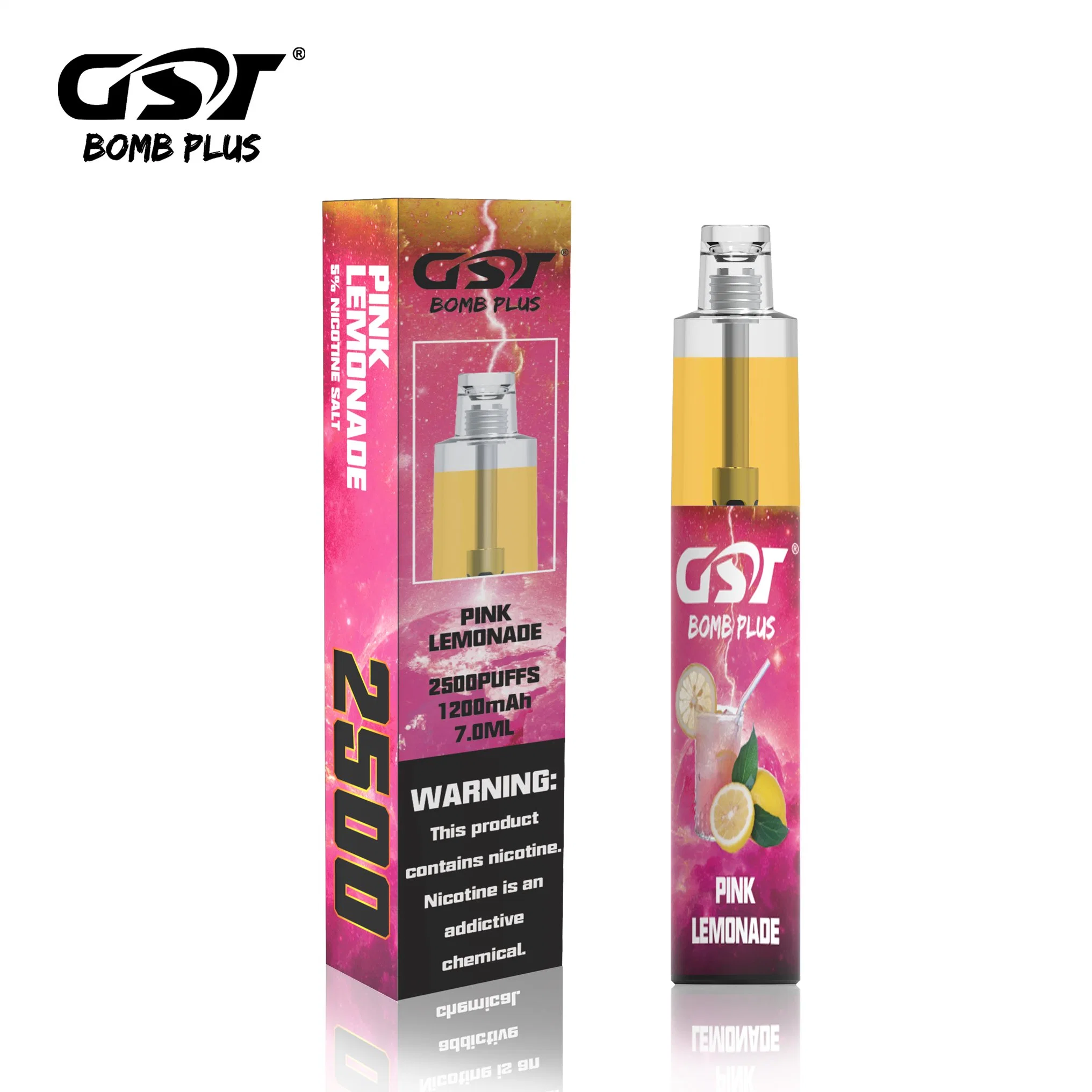 Gst Bomb Plus 2500puffs Vapor Vape Pen Wholesale/Supplier Disposable/Chargeable Ecig vape