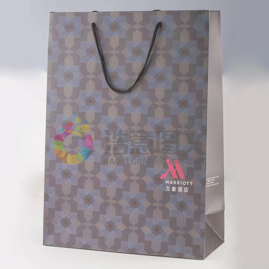 OEM Factory Wholesale/Supplier Customized Office Supply Paper Bag with Rope