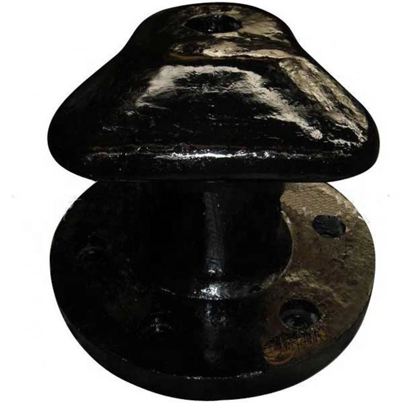 شركة OEM Cast Iron Bollard مع طلاء رشاش لطريق المرور