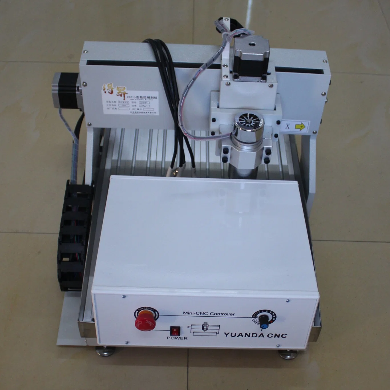 Mini Four Axis CNC Router Cutting Woodworking PVC Engraving Machine