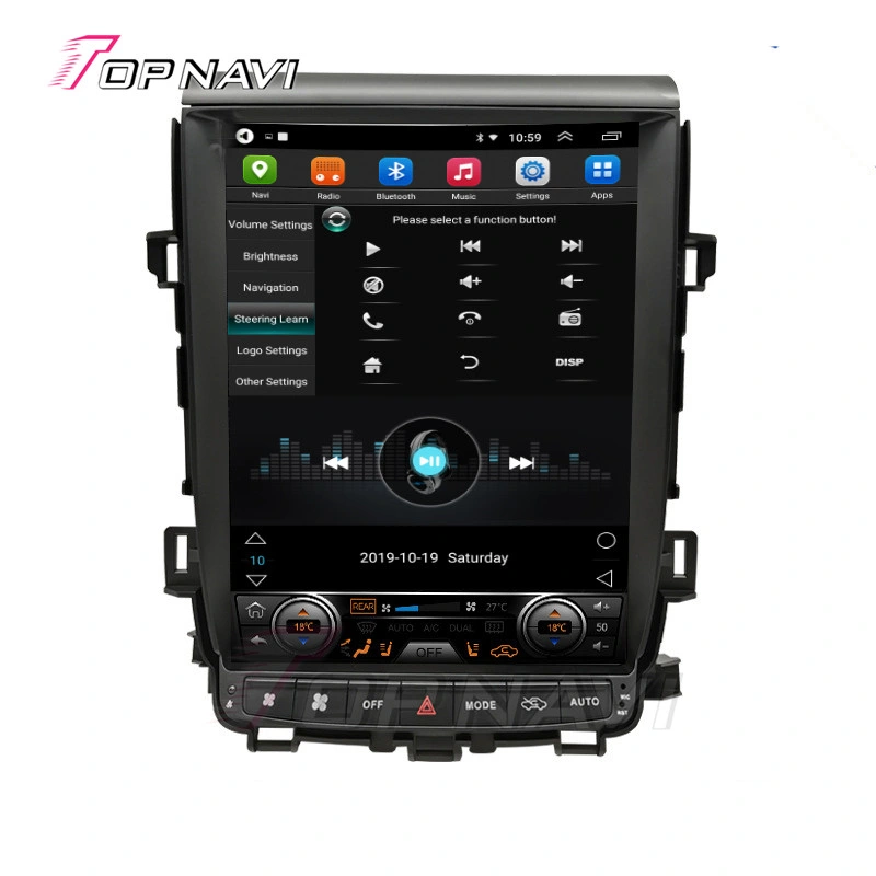 10.25" Android 10.0 System Car Multimedia Player para Toyota Alphard A20 2010 2011 2012 2013 2014 Car Radio Multimedia Leitor de vídeo