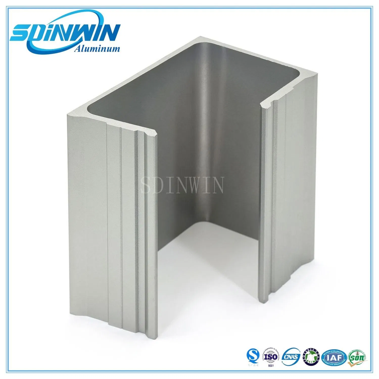 Extruded Industrial Alloy Powder-Coated Aluminium Profile 6063