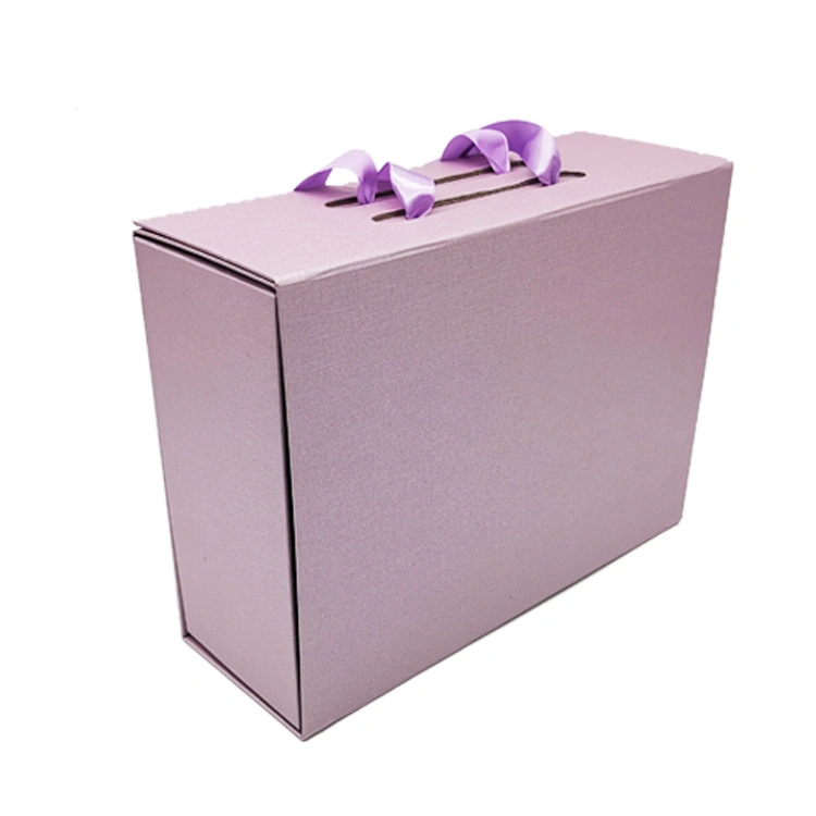 Custom Wholesale/Supplier Magnet Cardboard Shoes Garment Clothes Wedding Favour Paper Boxes Foldable Flat Rugge Gift Package Conveyance That Saves Shipping and Space