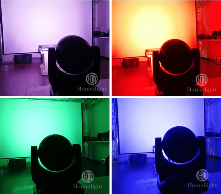 High Brightness 7*40W RGBW LED Moving Head Beam Wash Zoom Stage Lights