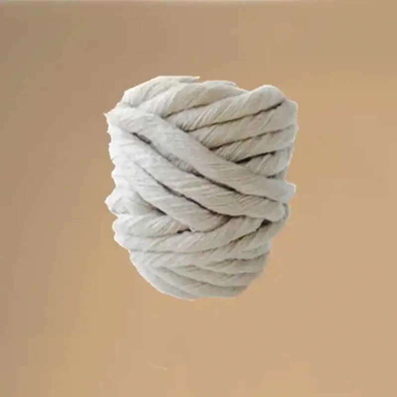 Heat Insulation Mineral Wool Fibre Thermal Resistant Ceramic Fiber Sealing Fireproof Woven Textile Round Square Rope with Ss Steel / Fibre Glass Wire