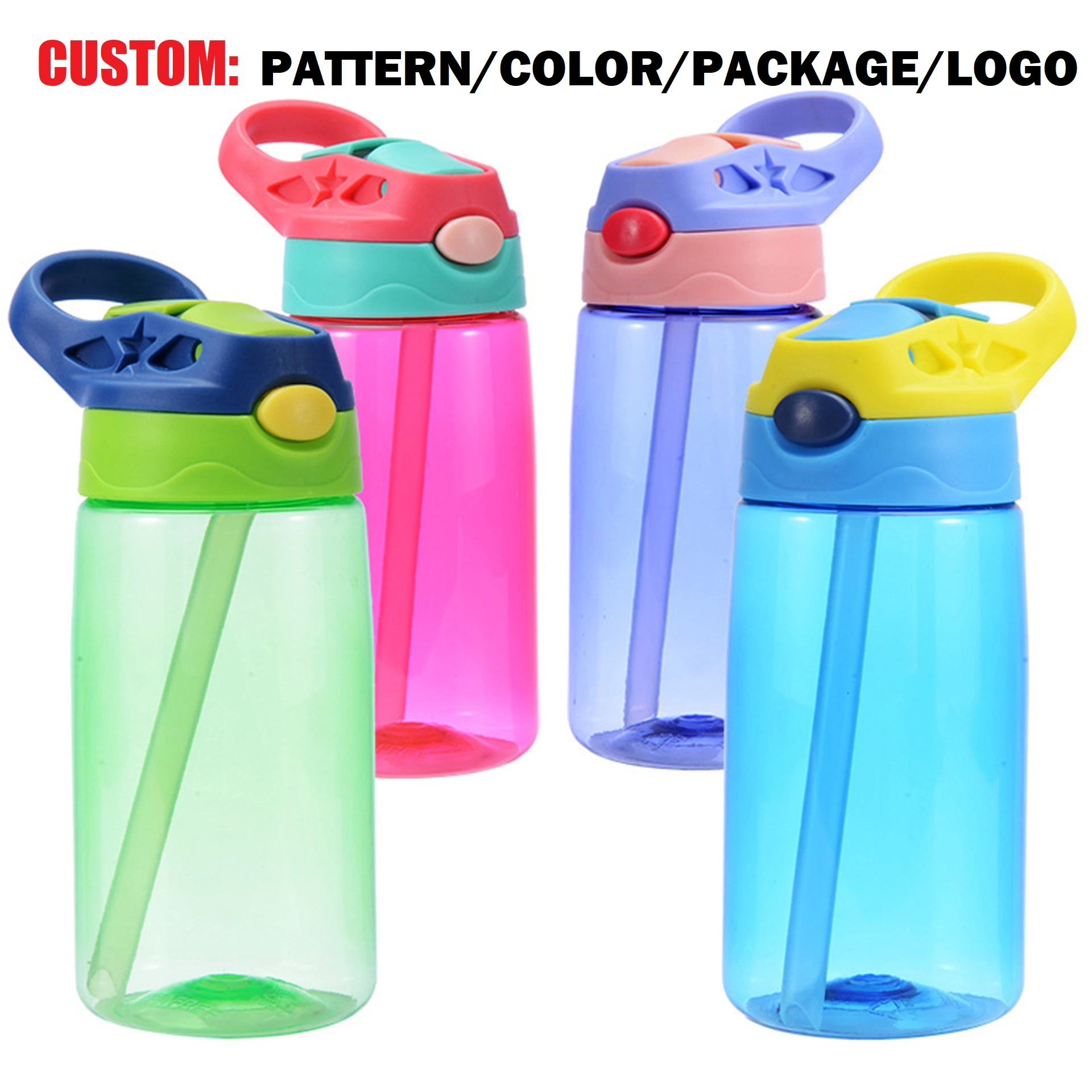 Plastic Kids Sports Gym Fitness Cup Contigo PC Tritan Material BPA-Free Water Bottle with Bouncing Lid