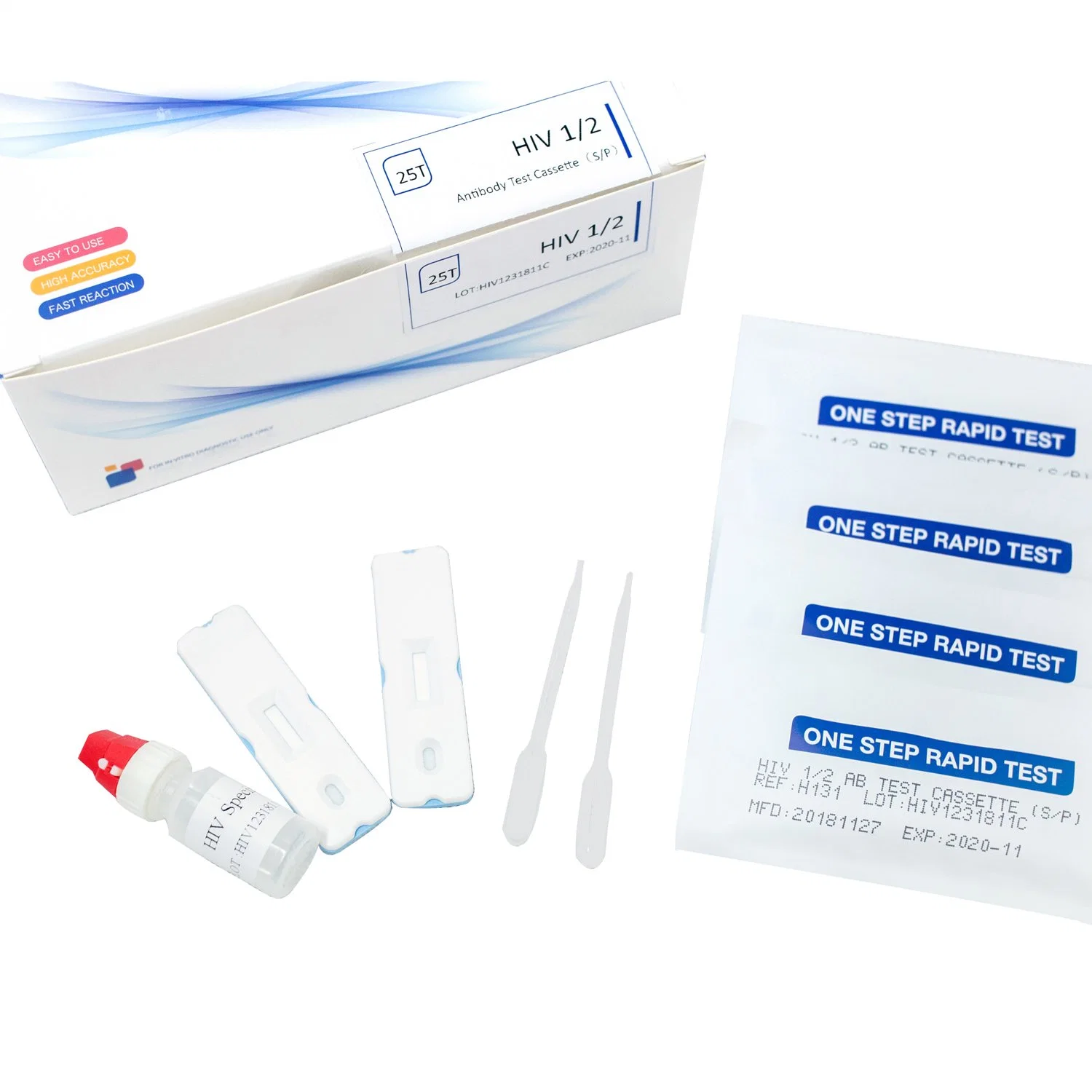 Réactif de diagnostic in vitro Kit de test rapide du VIH