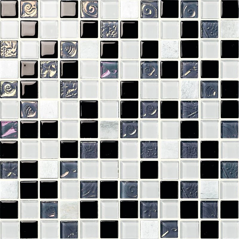 Cristal de buena calidad azulejos de mosaico Mosaico de cuarto de baño