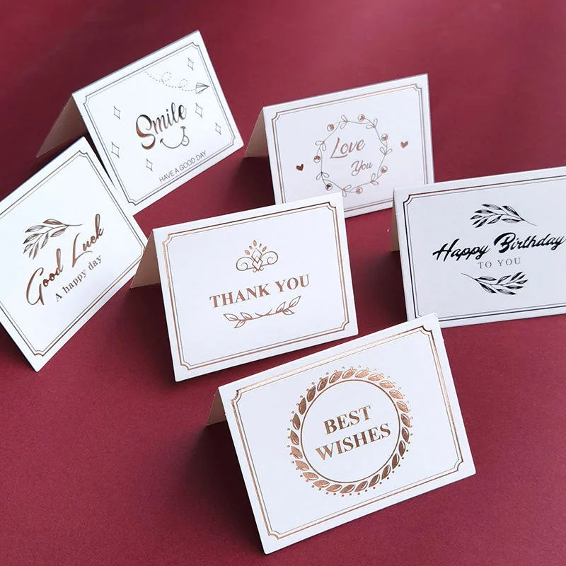 Wholesale/Supplier Custom Logo Design Luxury Folding Greeting Envelopes Thank Cards
