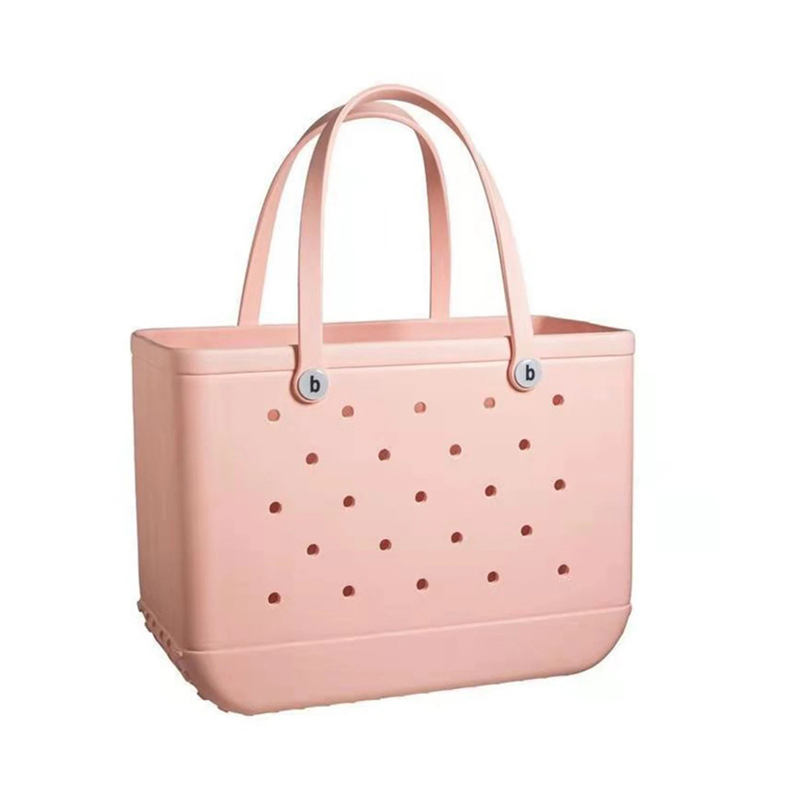 Wholesale Women Jelly Candy Handbag Fashion Shopping Tote Shoulder Bag Waterproof EVA Silicone Summer Beach Bag