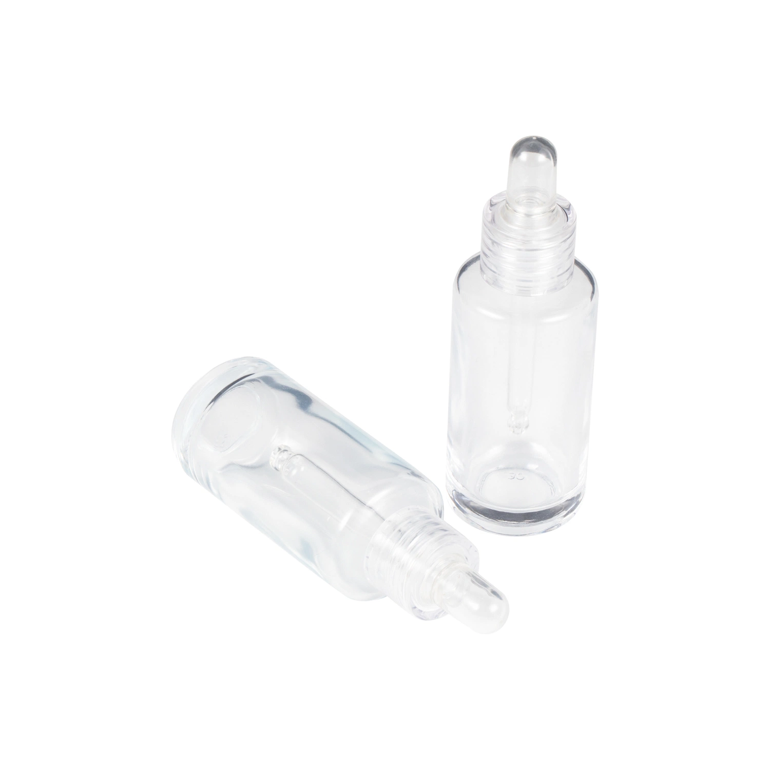 Customized 18/410 Essential Oil Bottle Glass Pipette Dropper Plastic PP Dropper