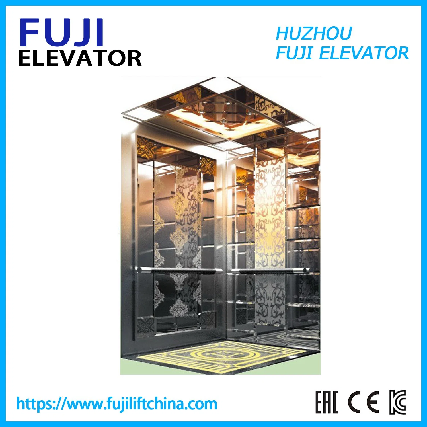 Outdoor Freight Electric Hydraulic Mall Passenger Elevator Building Panoramic Lift for Machine Roomless