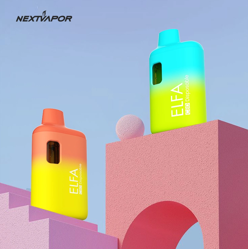 Kits de iniciação de cigarros eletrónicos descartáveis de vaporizadores de óleo Nextvapor New Design Elfa