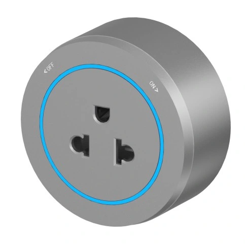 OEM 16A/2500W Paint Rail Track Socket with Two Color Ambient LED Light