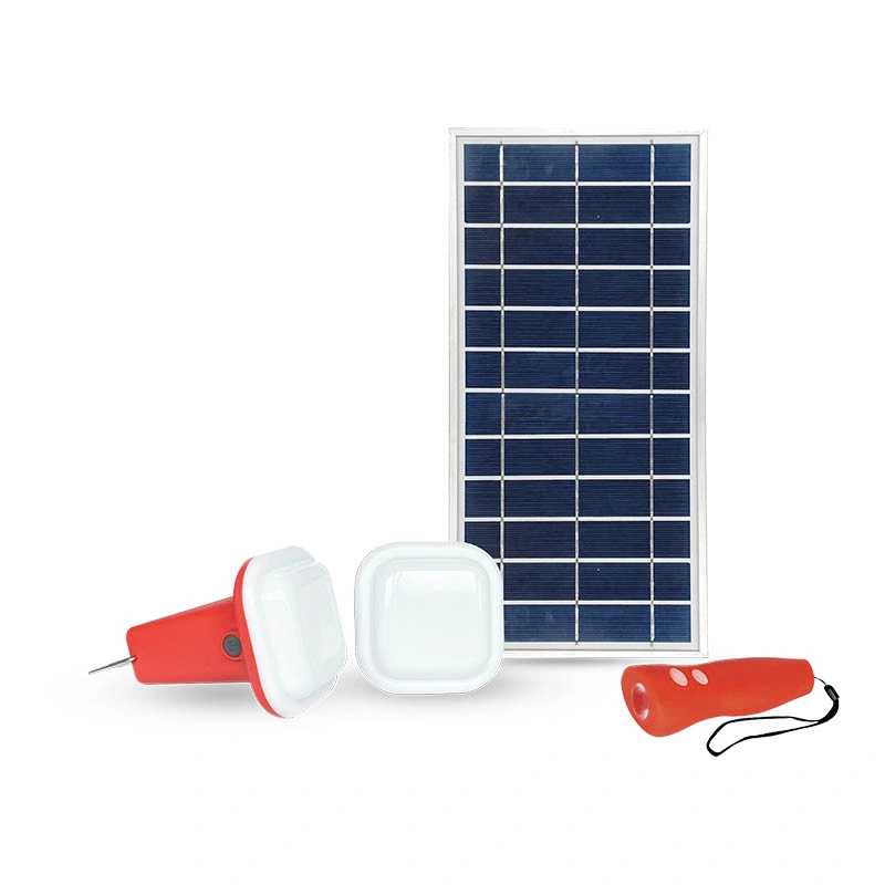 Kit d'éclairage domestique certificat Verasol pour panneau solaire 8 W. Avec télécommande