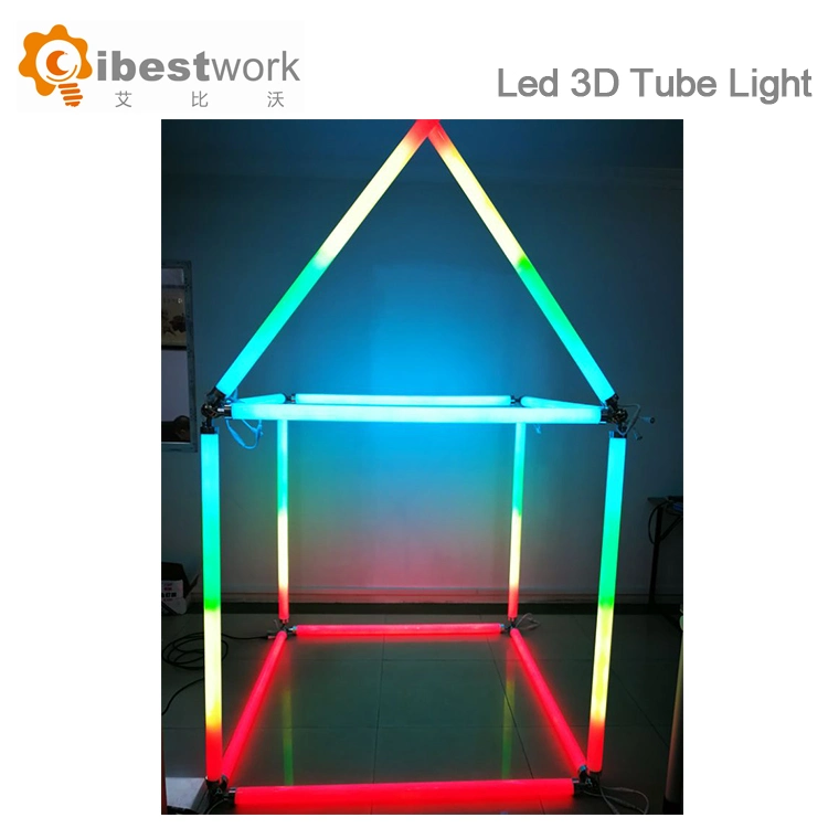 Großhandel/Lieferant DMX RGB Magic Color Bühnenbeleuchtung 360 Grad Geometrie LED-Pixelröhrenleuchte