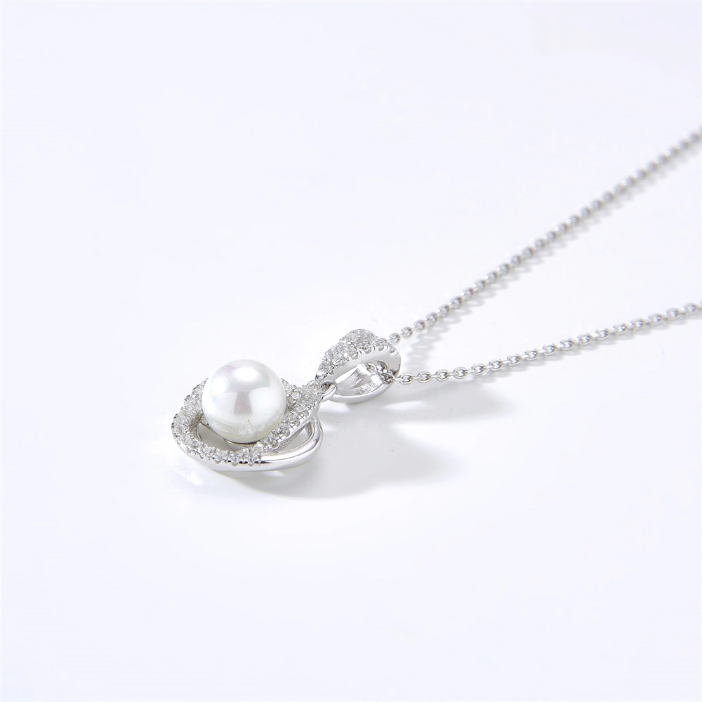 New Developed 925 Sterling Silver Shell Pendant Necklace