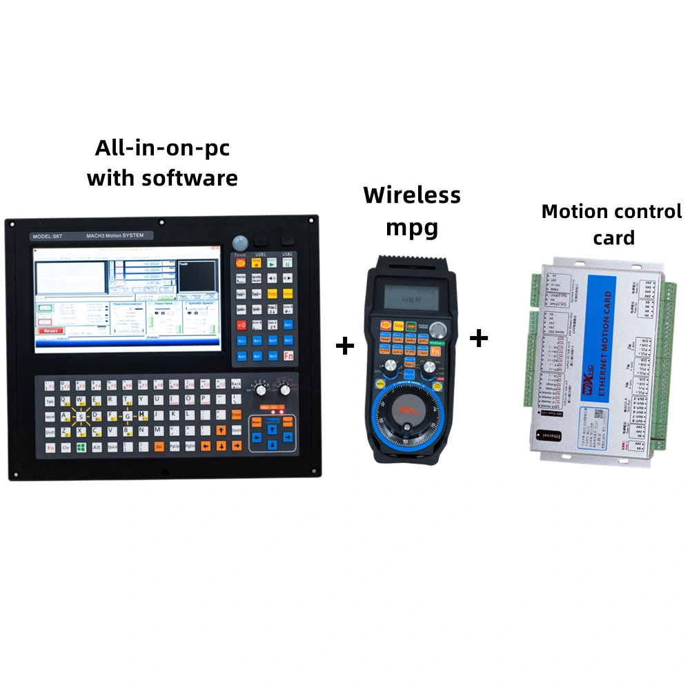 Mach3 Keyboard All-in-One PC CNC Control Panel Complete Controller Kit with Mpg