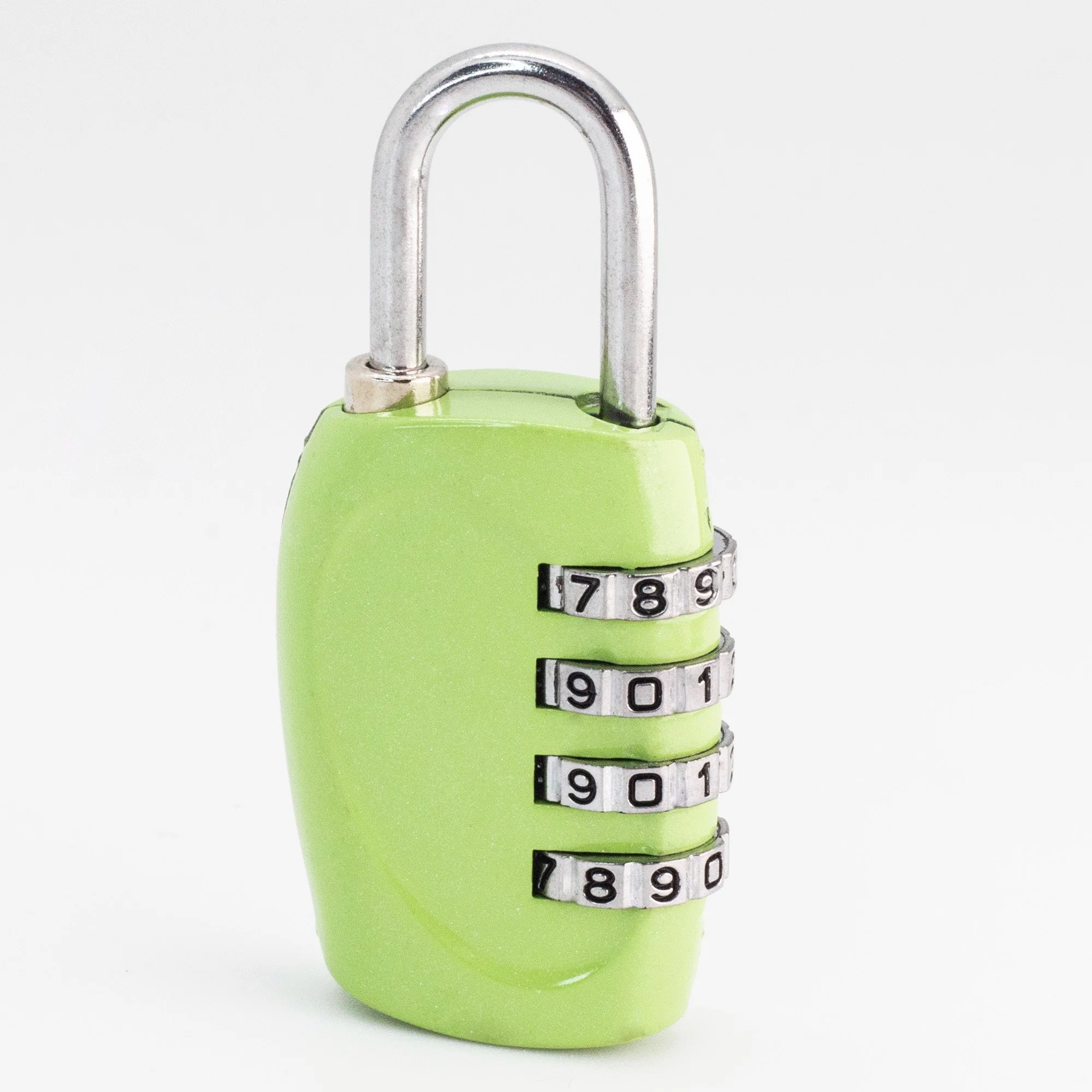 3 Digits Password Reset Zinc Alloy Combination Padlock Green