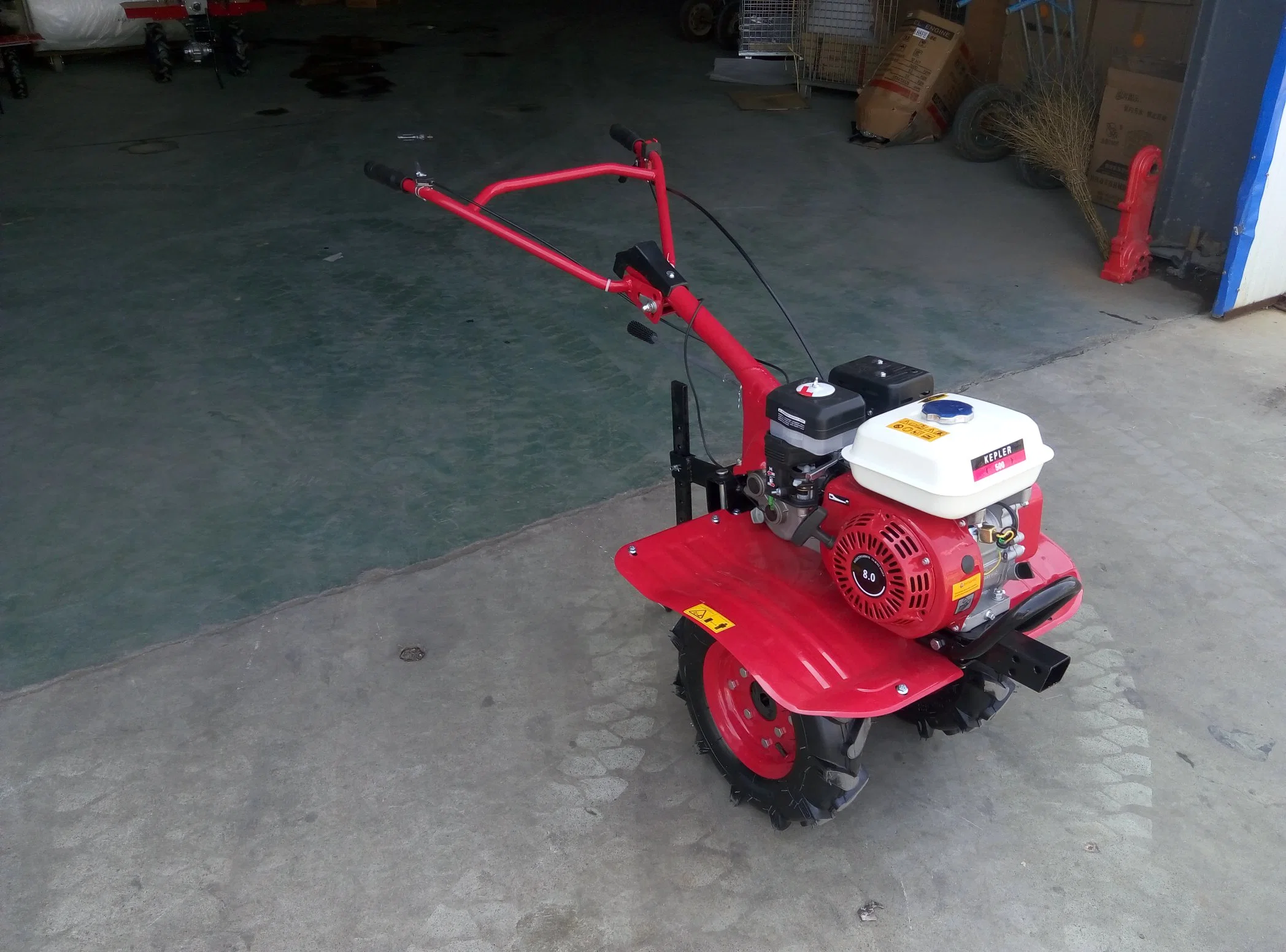 7HP Gasoline Mini Cultivator Power Tiller with Rotary Weeders