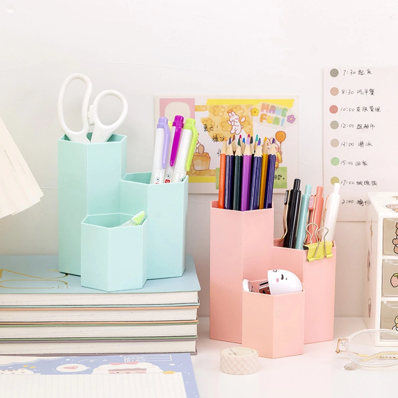 Factory Direct Sales Simple Candy Color Modern Style Low Pencil Holder