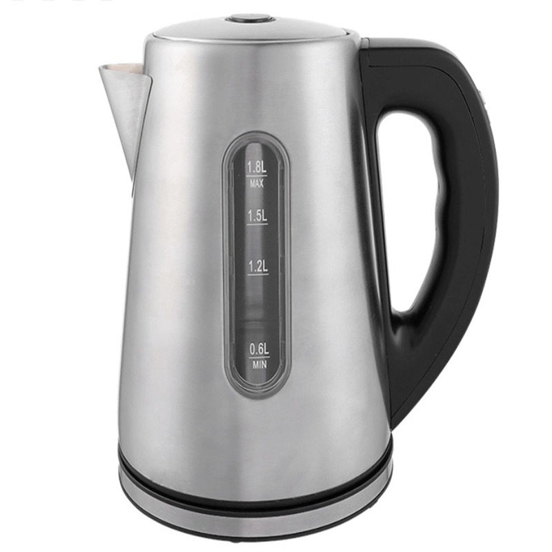 201 Stainless Steel Digital Electric Kettle 1.8L Heat Preservation Kettle with Water Window Dek001