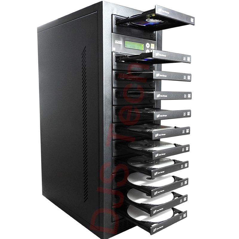 Quality DVD CD Duplicator Optical Disc Tower Standalone High Compatibility with All Brands of CDR DVDR 1-5/7/9/11 Target