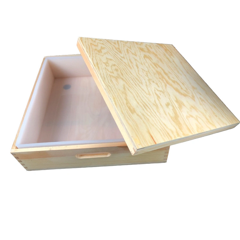 Gran Plaza Artesanal de alta calidad 8000ml silicona la fabricación de jabón con caja de madera