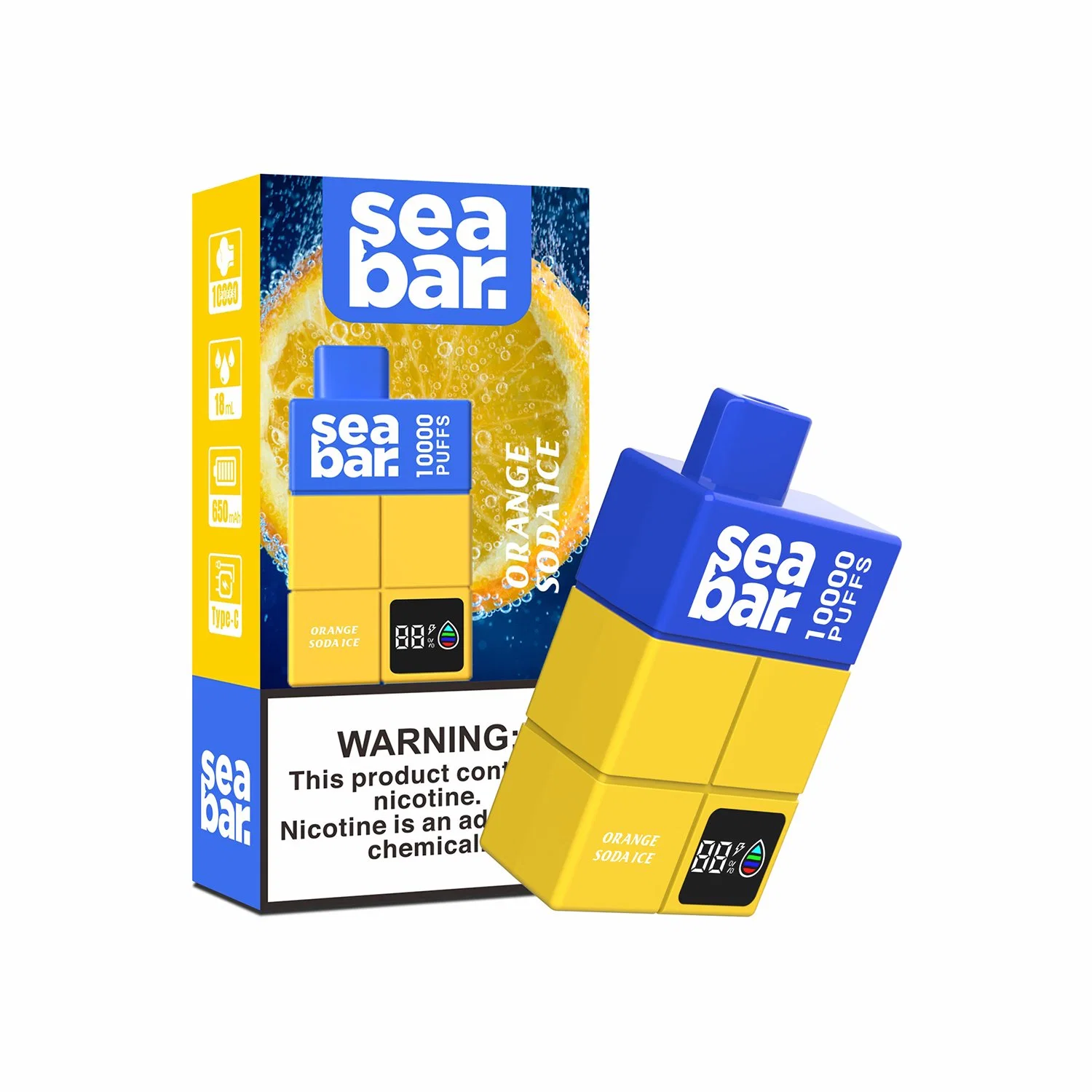 Seabar 10000 puffs E Cigares Оптовая продажа I Vape Disposable/Chargeable Vape Ручка одноразовый электронный сигарет Вапес 10000 пудренный пэтень