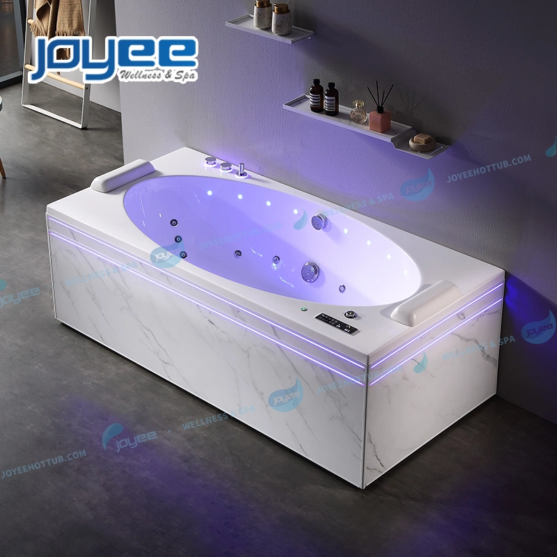 Joyee Oval Humanized 2 People Sitting Deep Soak Massage SPA Bath