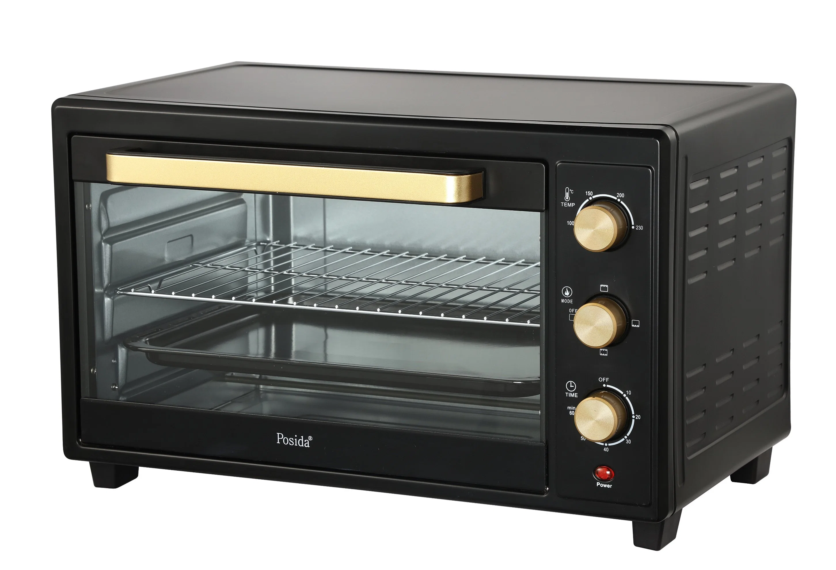 Ménage 1800W Four électrique grande Pizza Pâtisseries Convection fours grillées