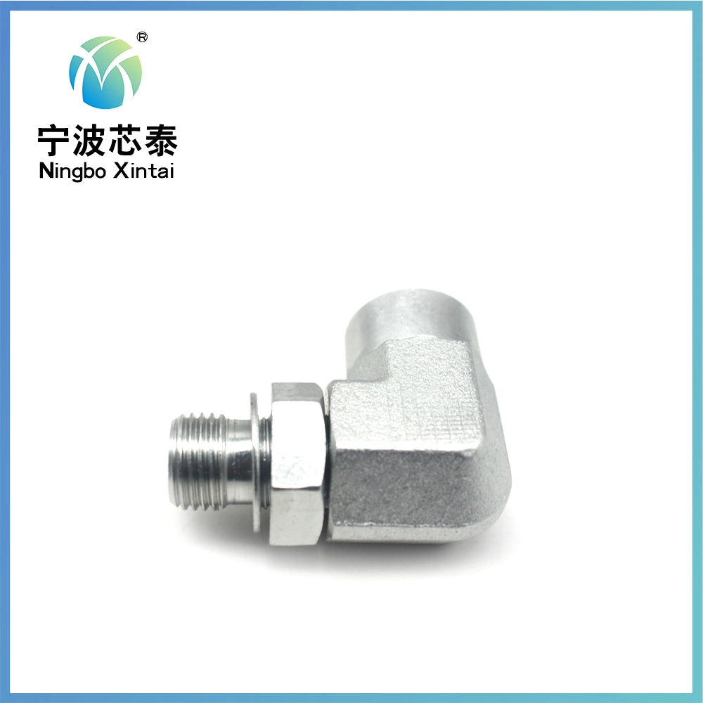 Elbow Male Thread Metal Pneumatic Quick Connecting Tube Fitting