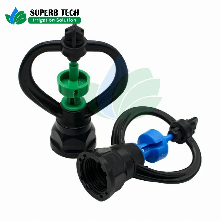 Garden Lawn Irrigation System Medium Sprinkler 360 Degree Spray Plastic Sprinkler as Garden Tool