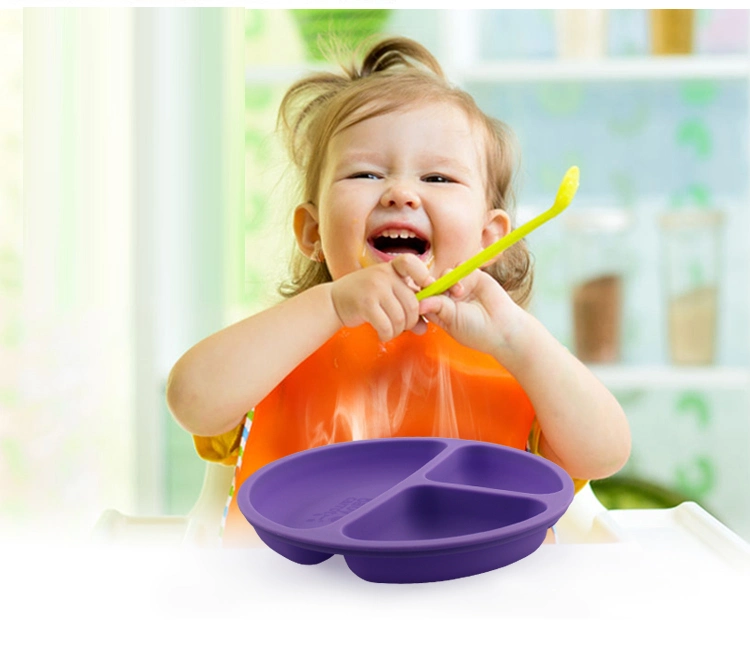 Baby/Toddler Divided Plate Silicone Grip Dish