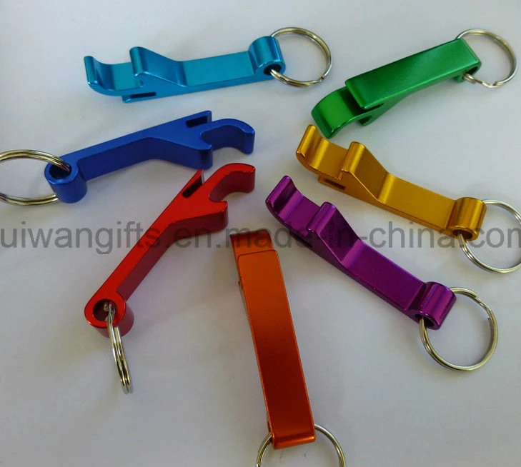 Wholesale/Supplier Blank Bottle Openers, Blank Promotional Items, Aluminum Bottle Opener with Keyring