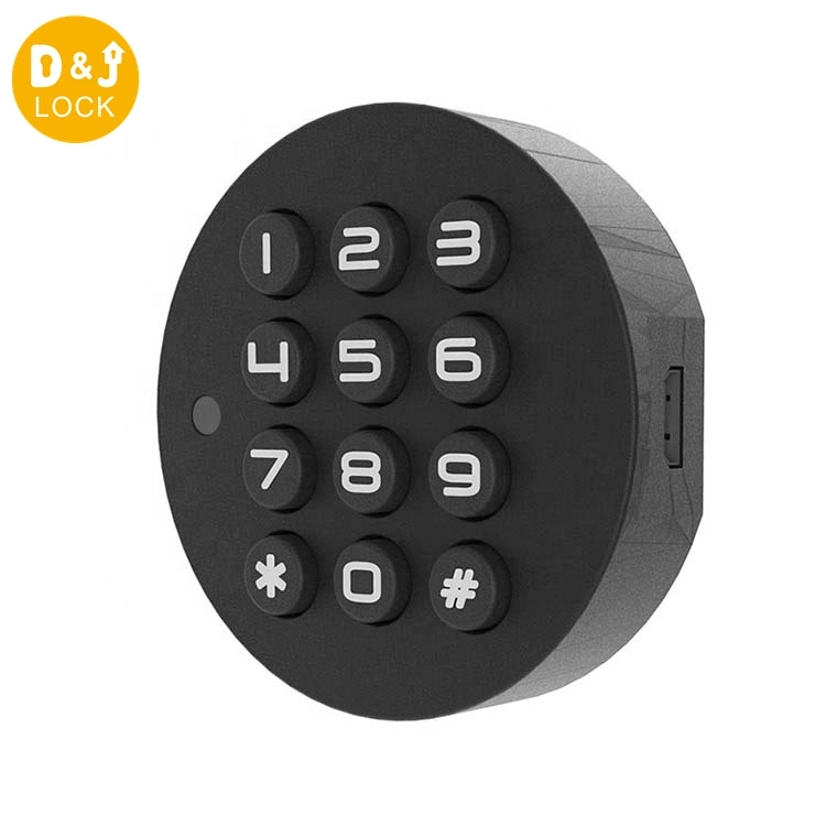 Furniture Hardware Digital Cabinet Drawer Handle Safe Code Smart Lock