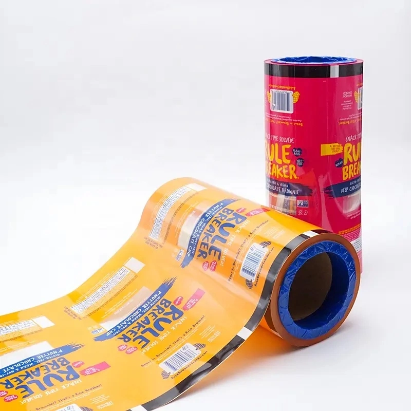 Biodegradable Recyclable Printed Food Roll Film Packaging Rollstock Snacks Chips Packaging