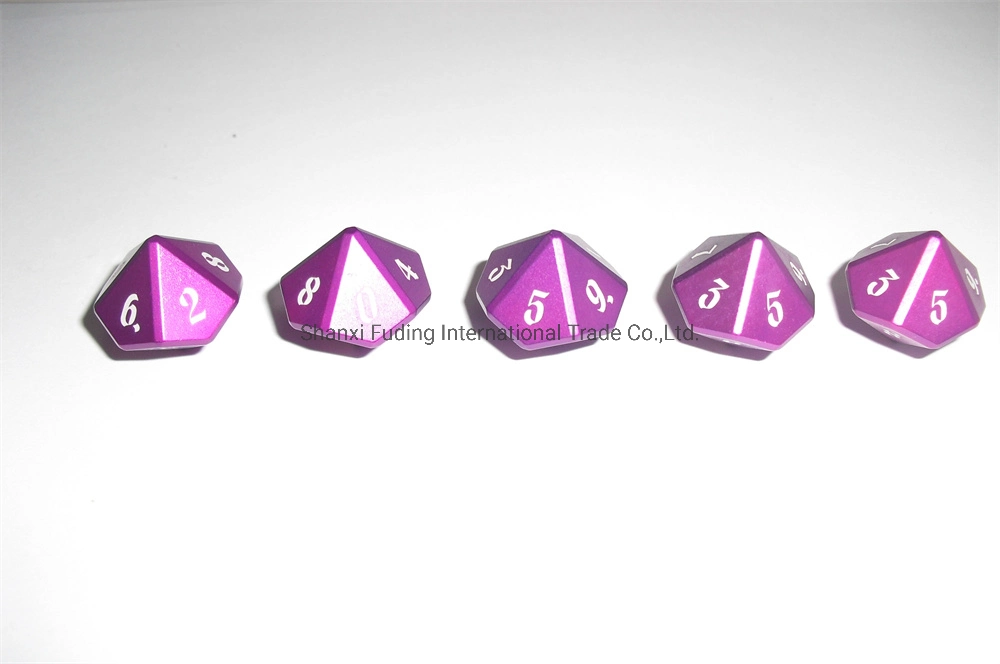 Wholesale/Supplier Solid ODM Games Aluminum Alloy Dice Set