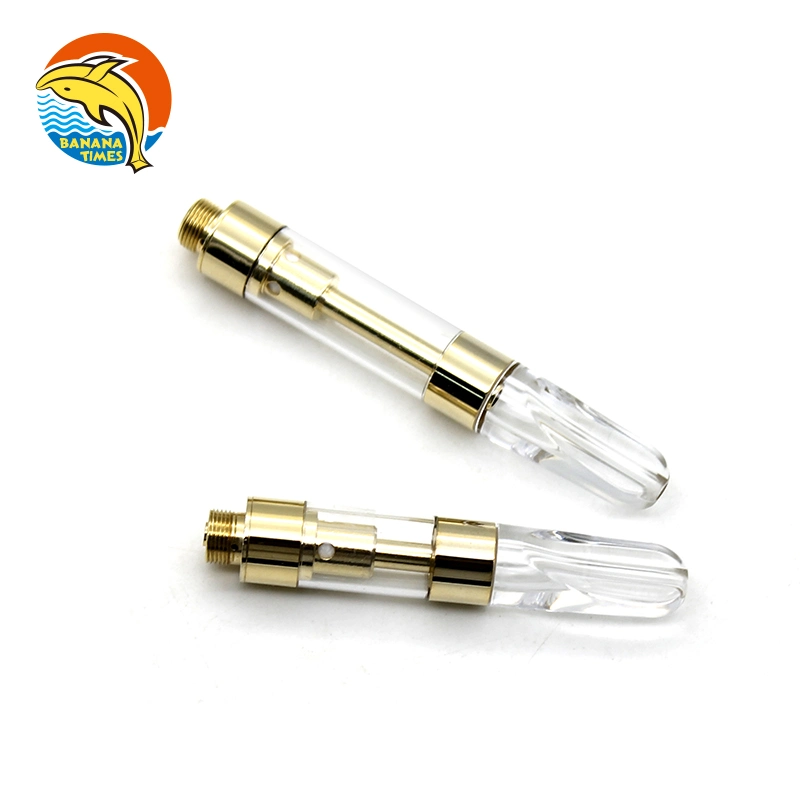 Allemagne américaine UE Vente en gros 0.5ml 1ml vaporisateur vide stylo 510 Cartouche à vis 510 Atomizer PCTG réservoir H4 HHC huile Cartouche de vide sans plomb