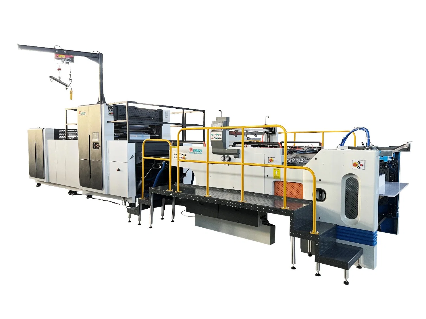 Automatic Screen Printing Machine and Cold Foil Stamping/Hologram Transfer/Cast and Cure for Handbag Packaging Printing