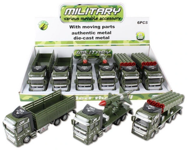 Alloy Pull Back Military Car Toy Model for Children Toy Car