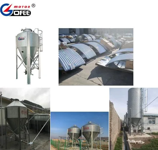 Load / Unload High Efficiency Galvanized Steel Feed Hopper Tank Silo