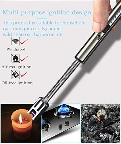 Electric Arc Lighter-Electronic Candle Long Lighter with Flexible Long Ignite Neck