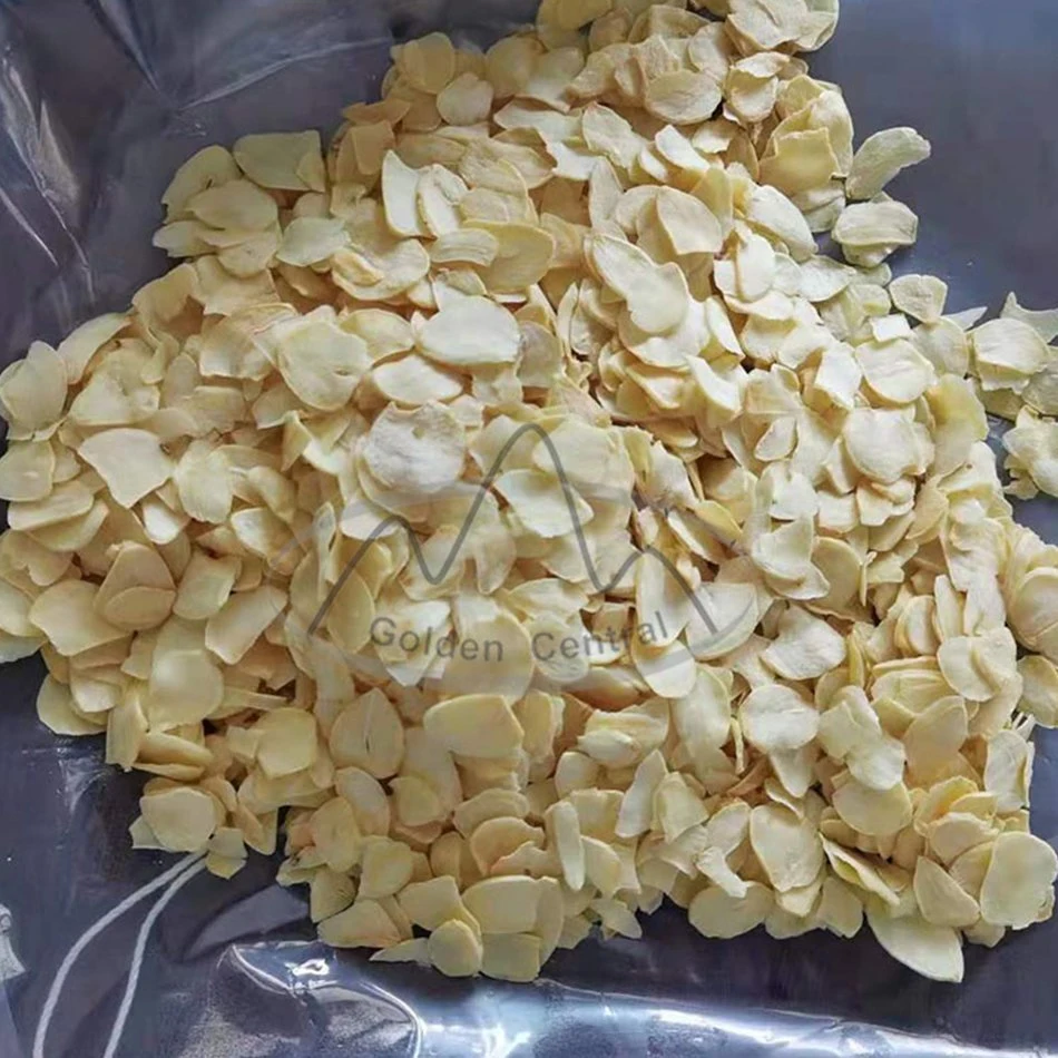 Dry Dehydrated Garlic Slices Garlic Flakes New Harvested From China