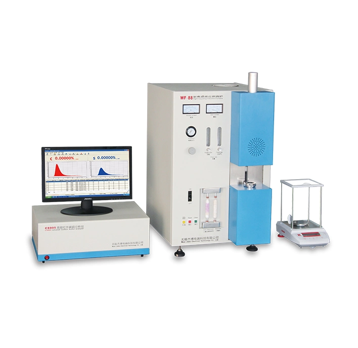 Analisador de enxofre de carbono de infravermelhos High-Frequency para ferro de fundição