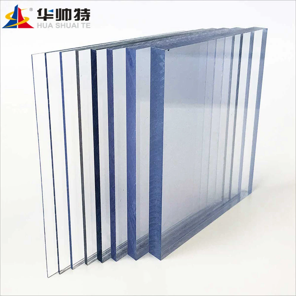 Huashuaite China Plastic Manufacture Cast 3mm 2mm Clear Acrylic Sheet/Perspex/Glass Factory
